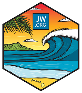JW Floral Square Sticker